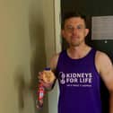 Michael Belk of Fleetwood with his London Marathon medal