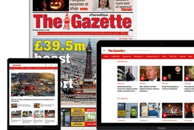 Getting your news from the Blackpool Gazette