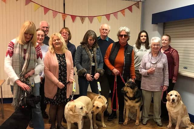 Members of the Guide Dogs Fylde Coast group