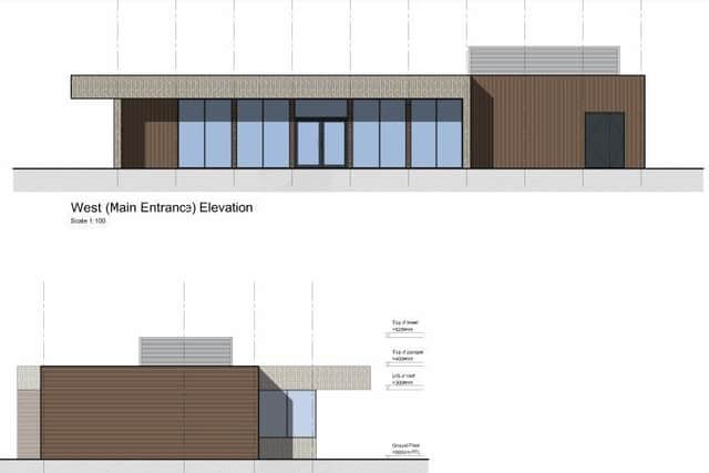 Plans submitted for the appearance of the shop