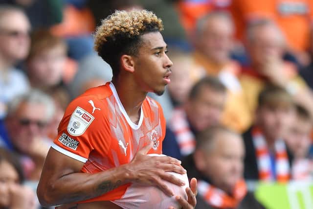 Jordan Gabriel has not featured in Blackpool's matchday squad for the past two games
