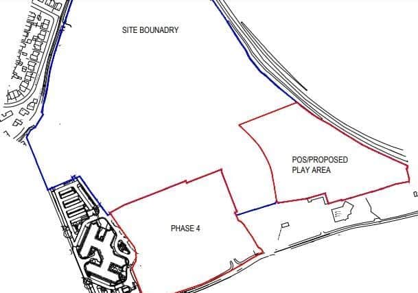 A play area has been proposed by the developer alongside 93 new homes.