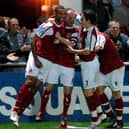 Nathan Pond (left) is linking up with Jamie Milligan (second left) at Bamber Bridge