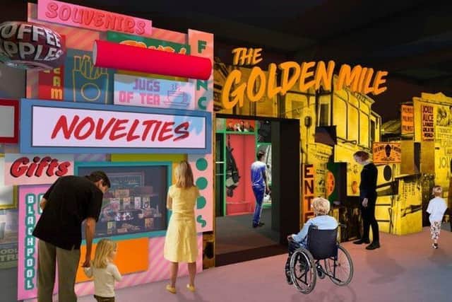 Artist's impression of the Showtown museum