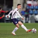 Phil Foden on the ball in Andorra