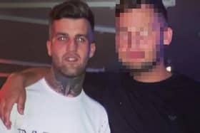 Tributes were paid on social media to Kyle Barlow, left, including from his partner, who described him as her 'gorgeous soul mate'. The outpouring of grief comes after a biker from Blackpool, in his 20s, died on Saturday, October 9, 2021, from injuries suffered in a crash in Cockerham the day before (Picture: Kyle Barlow/Facebook)