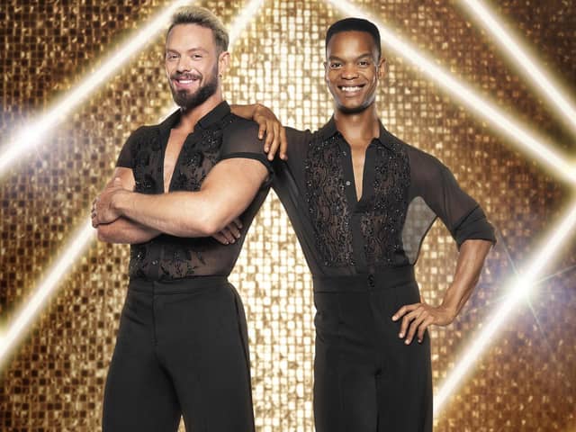 John Whaite and partner Johannes Radebe