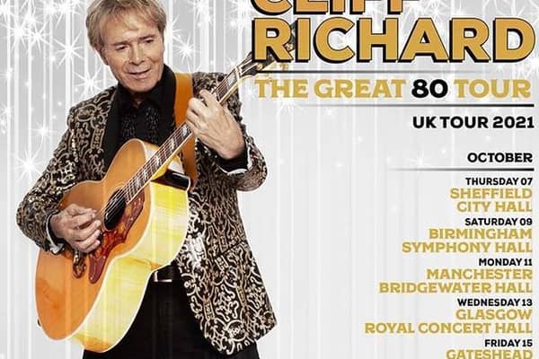 Sir Cliff Richard's Great 80 Tour is coming to Blackpool