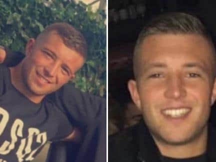 William Welsh (pictured) is described as white, around 5ft 10in tall, of medium build with blue eyes and dark brown cropped hair (Credit: Lancashire Police)
