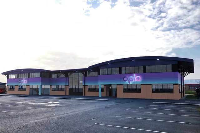 The Oplo offices in Blackpool near the airport