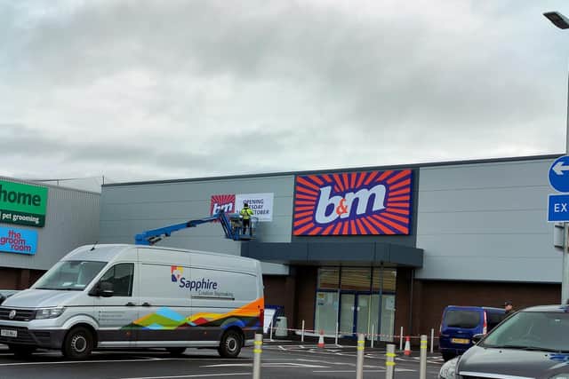 B&M will officially open its new store next to Aldi in Holyoke Avenue on Tuesday, October 26. Pic: James Howarth