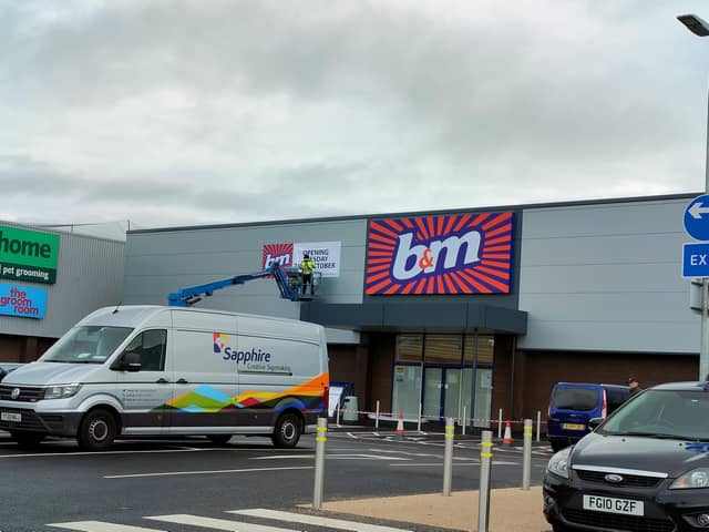 B&M will officially open its new store next to Aldi in Holyoke Avenue on Tuesday, October 26. Pic: James Howarth