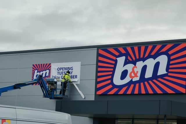 B&M and Aldi have moved into the retail unit formerly occupied by Poundstretcher in Holyoke Avenue, which closed in February 2021. Pic: James Howarth