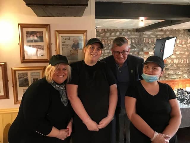 Essex-born Pasquale revealed a craving for Northern chippy fare when the 60-year-old southerner ordered gravy with his haddock and chips