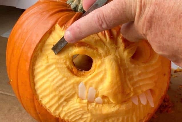 Pumpkin carving this Halloween