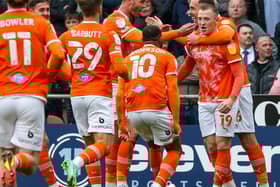 Blackpool defeated Blackburn Rovers in their last game before the international break