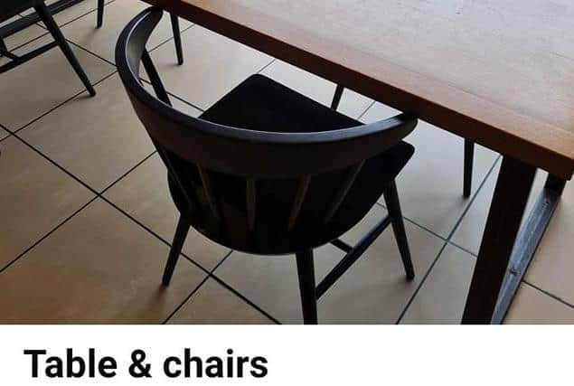 The KFC restaurant in Fleetwood is giving its tables and chairs away for free on Facebook Marketplace as the branch prepares to undergo a refit
