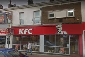 The KFC in Lord Street, Fleetwood is about to undergo a refit and has been giving away its old tables and chairs for for free on Facebook Marketplace. Pic: Google