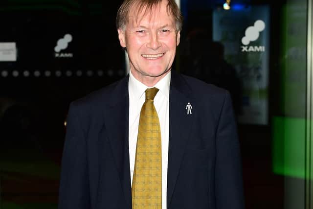 File photo dated 28/01/15 of David Amess attending the Paddy Power Political Book Awards at the BFI IMAX, Southbank, London. Conservative MP Sir David Amess has reportedly been stabbed several times at a surgery in his Southend West constituency. Issue date: Friday October 15, 2021. pA Wire/PA  Picture by:
Ian West