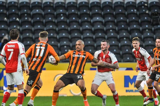 Fleetwood Town exited the FA Cup in the first round at Hull City last season Picture: Stephen Buckley/PRiME Media Images Limited