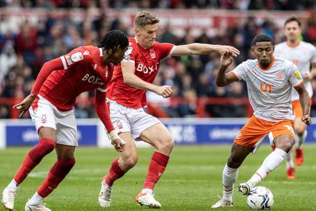 Blackpool's return to action saw them beaten at Nottingham Forest