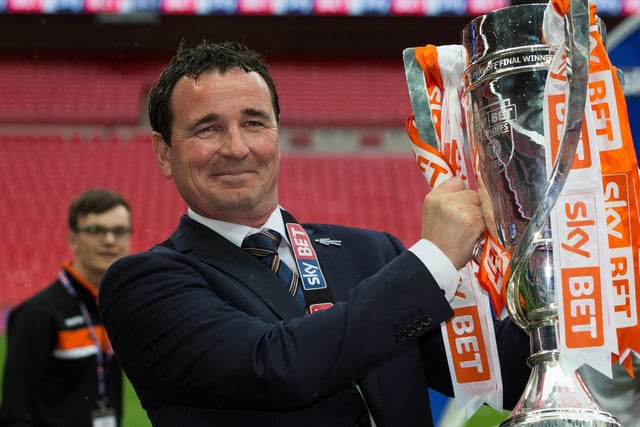 After back-to-back relegations and the club in crisis, Bowyer guided the club back to League One at the first attempt.