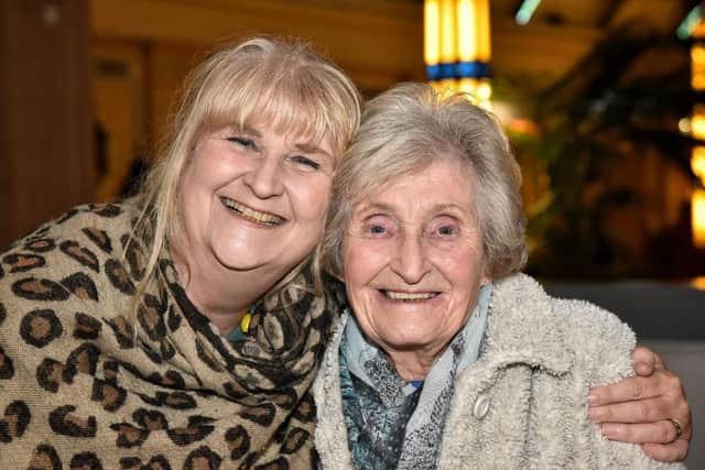 Christine Melling (pictured left) and Thelma Bradbury (pictured right) had travelled from Sandbach to watch Sir Cliff Richard performing live at Blackpool Opera House.