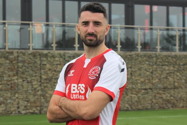 Conor McLaughlin has so far made one brief substitute appearance since returning to Fleetwood