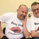 Tony O'Neill (left) and Dave Smith of Men's Shed Fleetwood