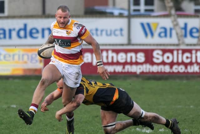 Fylde's Henry Hadfield picked up a leg injury last weekend