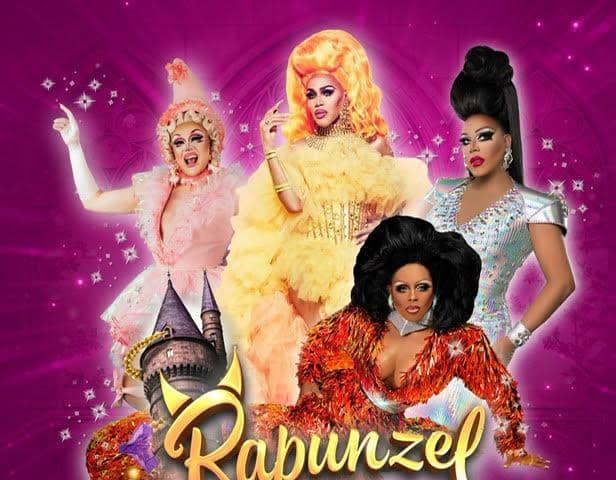 Ru Paul Drag Race stars Ellie Diamond, Tamisha Iman, Trinity K Bonet and ALexis Mateo to take the stage at Blackpool Funny Girls for adult pantomime Rapunzel