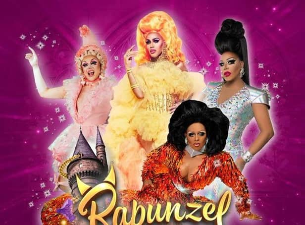 Ru Paul Drag Race stars Ellie Diamond, Tamisha Iman, Trinity K Bonet and ALexis Mateo to take the stage at Blackpool Funny Girls for adult pantomime Rapunzel