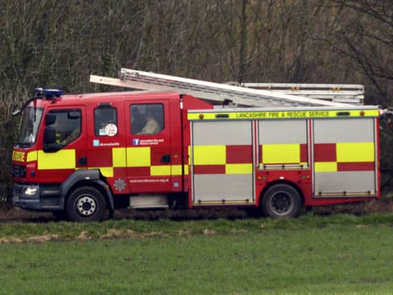 Firefighters were called out to rescue the woman in St Annes