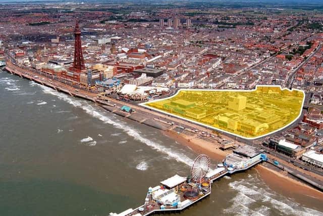 Plans to revitalise a chunk of the resort in a £300m project dubbed 'Blackpool Central' have been covered from the very start