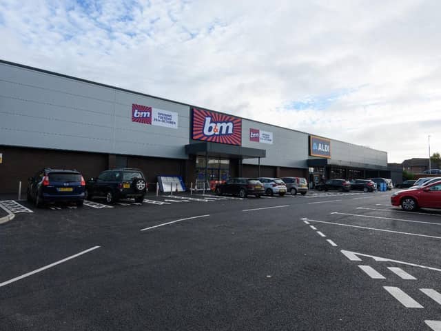 The new B&M shop, off Holyoake Avenue, Bispham