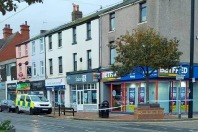 Police were called to a second incident outside BetFred in Lord Street, Fleetwood at around 3.30am this morning (Sunday, October 24). Detectives are believed to be investigating an assault outside the betting shop, but this has yet to be confirmed