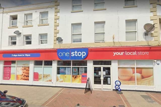 A 23-year-old man has been arrested after a robbery at the One Stop shop in Lord Street, Fleetwood at around 9.30pm on Saturday (October 23). Pic: Google