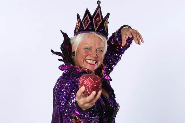 Actress Vicky Entwistle as the Wicked Queen