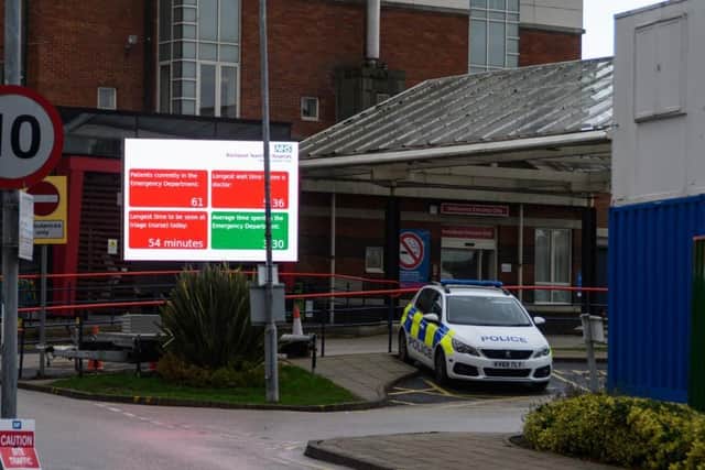 Outside Blackpool Victoria Hospital on Tuesday, October 26, 2021 (Picture: Kelvin Stuttard for The Gazette)