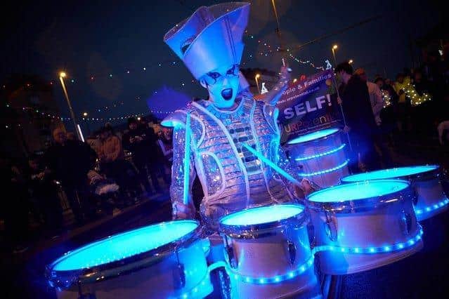 Illuminated giant puppets, Lumidogs, magical lanterns and performers were planned for the parade, adding a wow factor and showcasing content never seen before by audiences in Blackpool