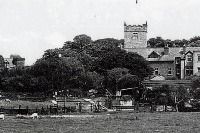 Poulton in the late 1950s. The fields which are now the site of the Teanlowe car park. Photo: A Portrait of Poulton le Fylde by Christine Storey