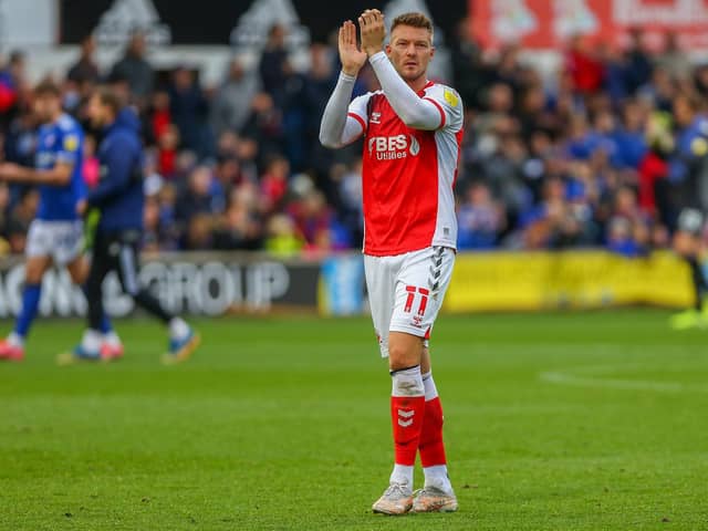 Anthony Pilkington got a much-needed start behind closed doors against Accrington Stanley