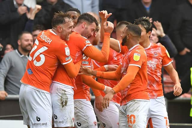 Last week's win means Blackpool are now level on points with 5th place