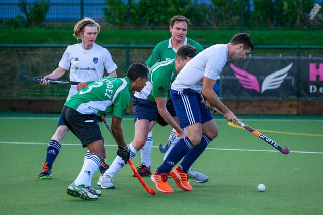 Action from Fylde Men's thrilling draw with Didsbury Northern