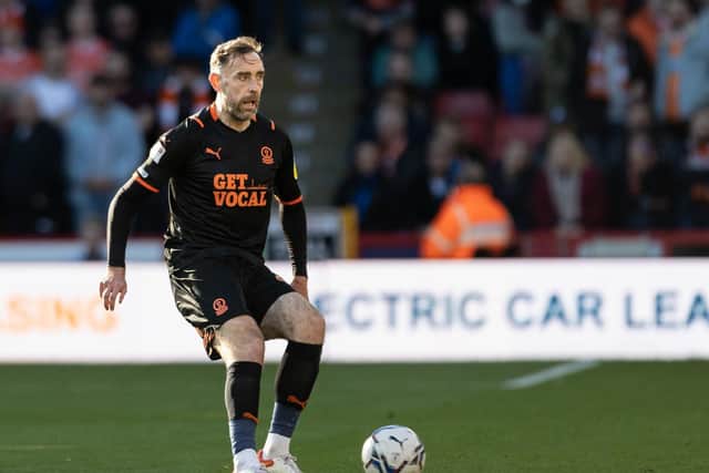 Keogh in action during the weekend win against Sheffield United