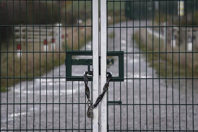 Security at the Lancashire site remains strong despite a lack of activity