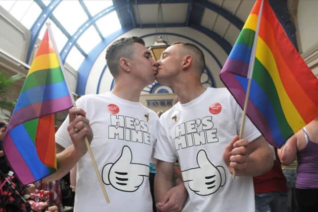 Blackpool Pride in previous years at the Winter Gardens
