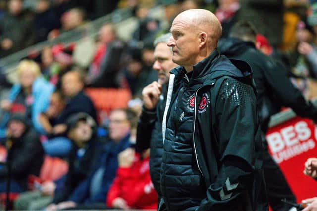 Simon Grayson has seen his Fleetwood Town side concede six goals in their last two home games