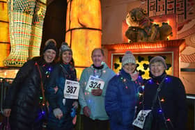 Some of the people who took part in the Walk the Lights charity event for the Rosemere Cancer Foundation