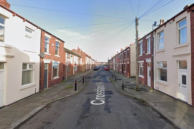 Two people were hospitalised following reports of an assault in Crossland Road (Credit: Google)